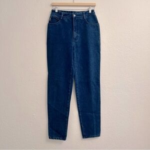 VTG BONGO Dark Wash‎ 100% Cotton Mom Jeans, Size 11